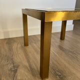 Smoked glass side table