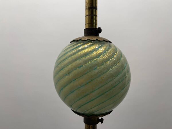 Suspension vintage en verre de Murano 1950