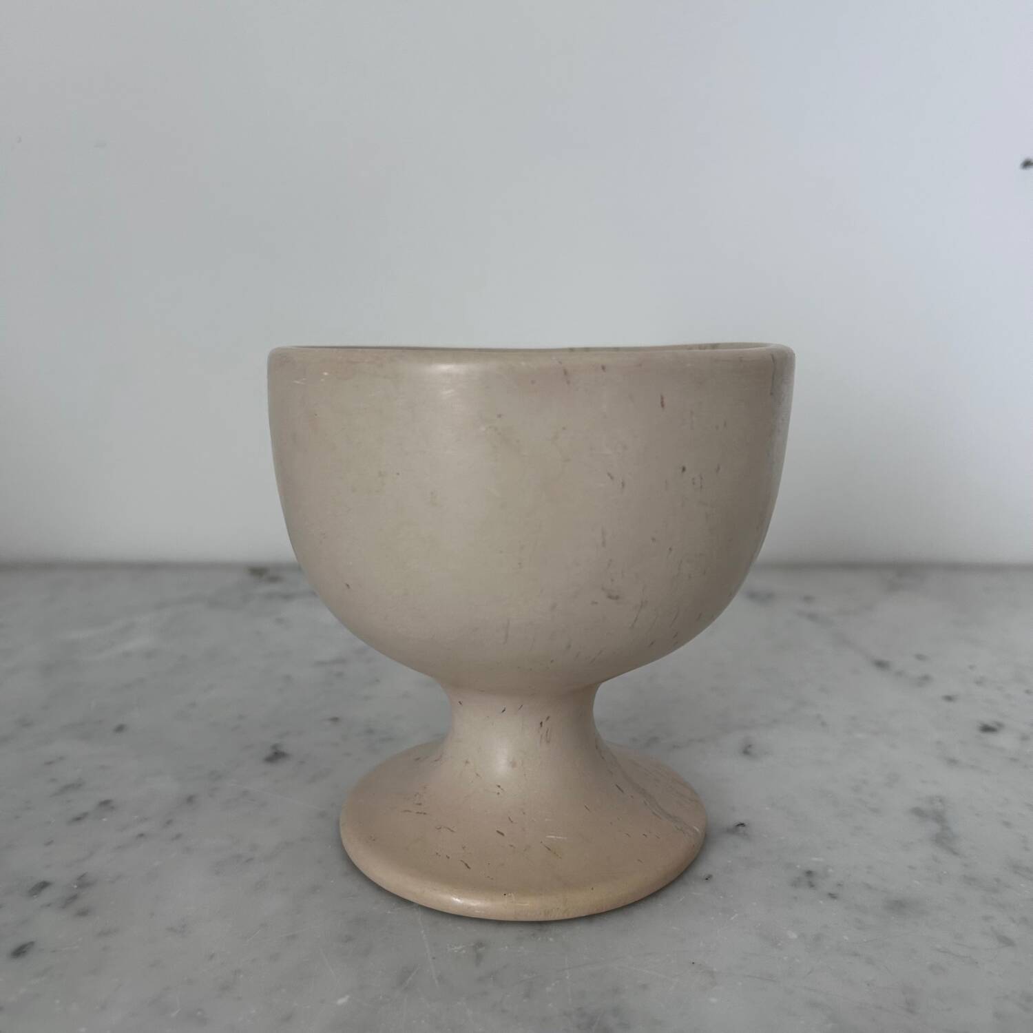 Stone footed bowl