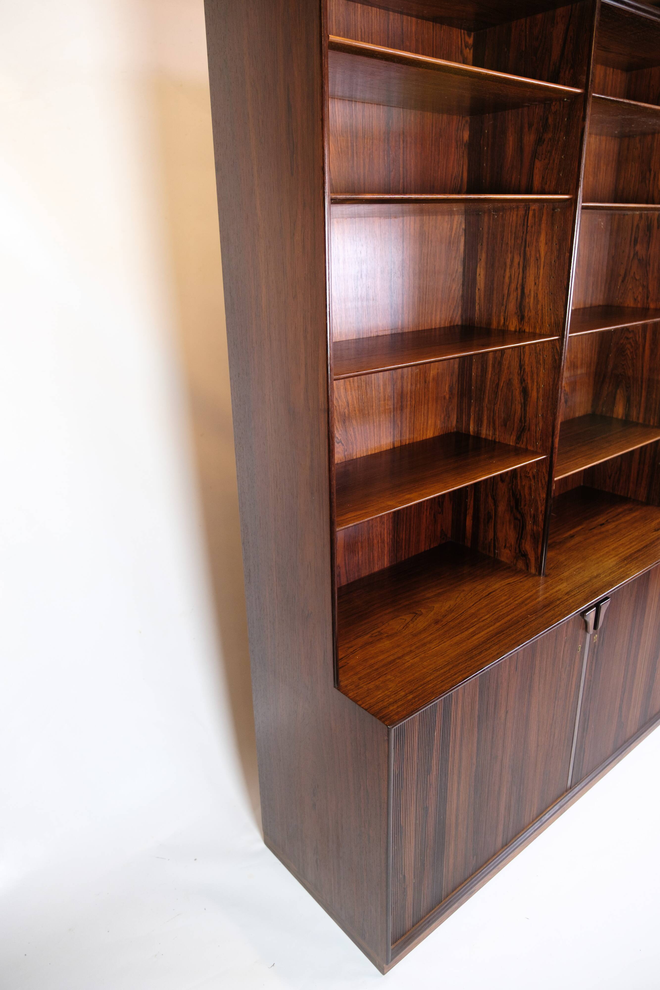 Bookcase Made In Rosewood By Frode Holm From 1960s