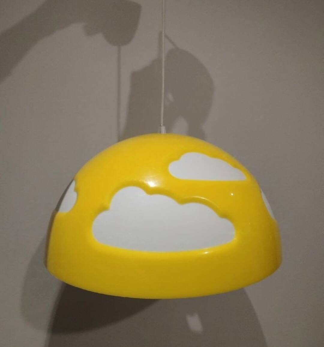 Vintage Ikea cloud pendant light