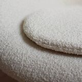 Mid Century Modern Lounge Chair, Czech Republic, 1950s, French Boucle Fabric