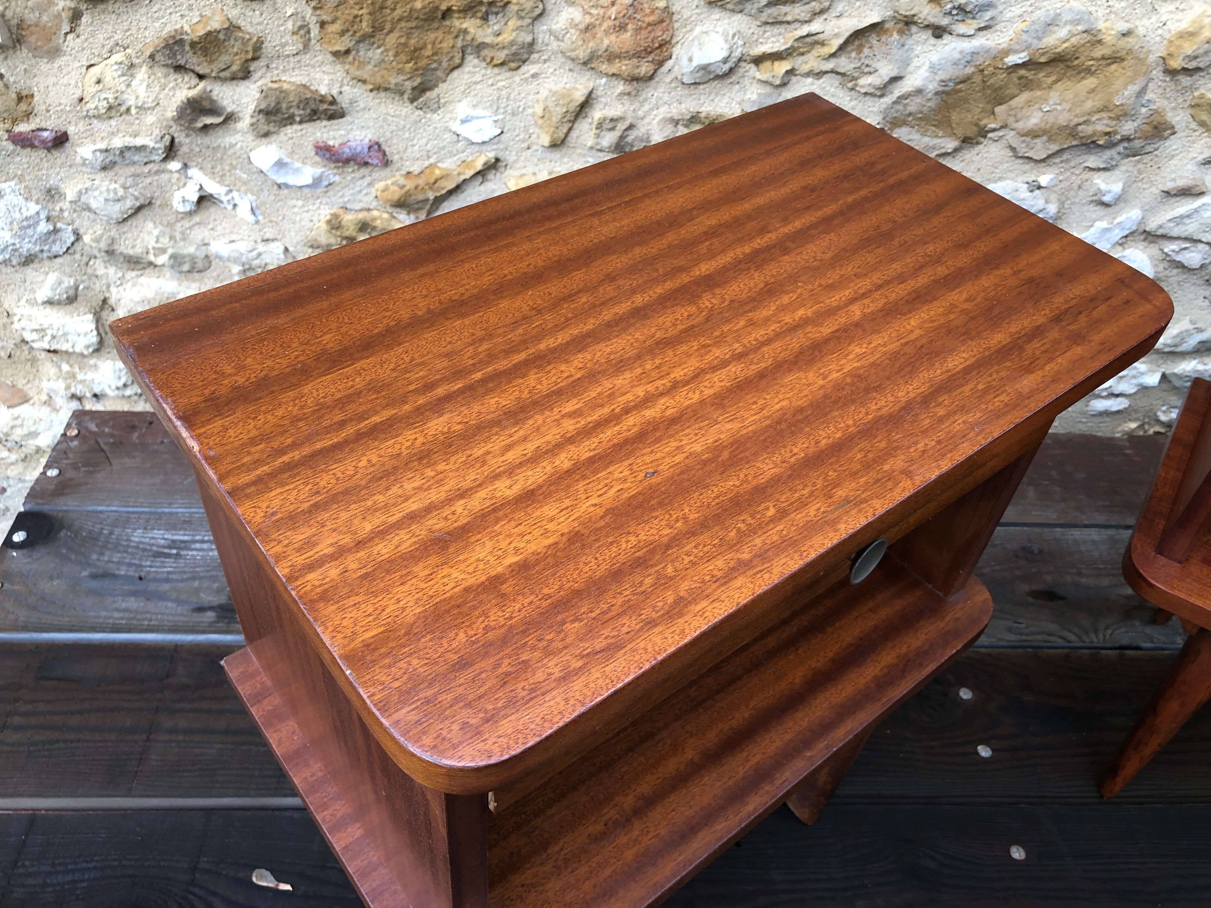Pair of vintage bedsides 60