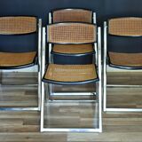Vintage folding can chairs