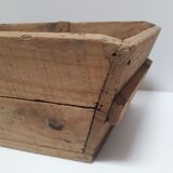 Wooden box trapezoidal