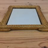 Napoleon III style mirror 43x37 cm, gilded