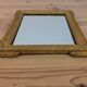 Miroir style Napoléon III 43x37 cm, doré