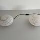 Pair of mid-century glass table lamps by Vetri Murano, 1960s, Italy.