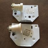 Lot 2 alabaster wall lamps