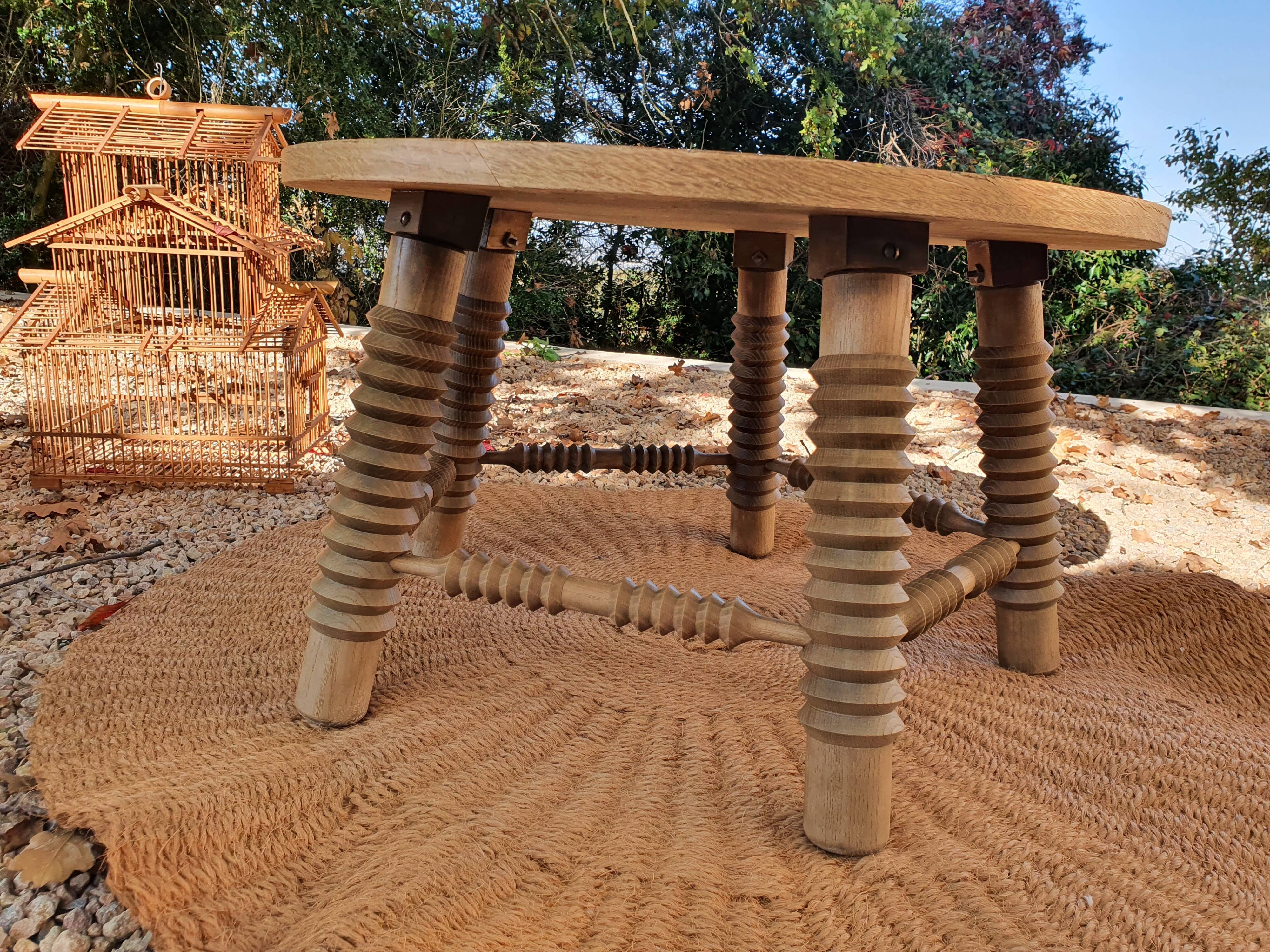 Wooden coffee table