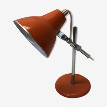 Lampe de table vintage orange