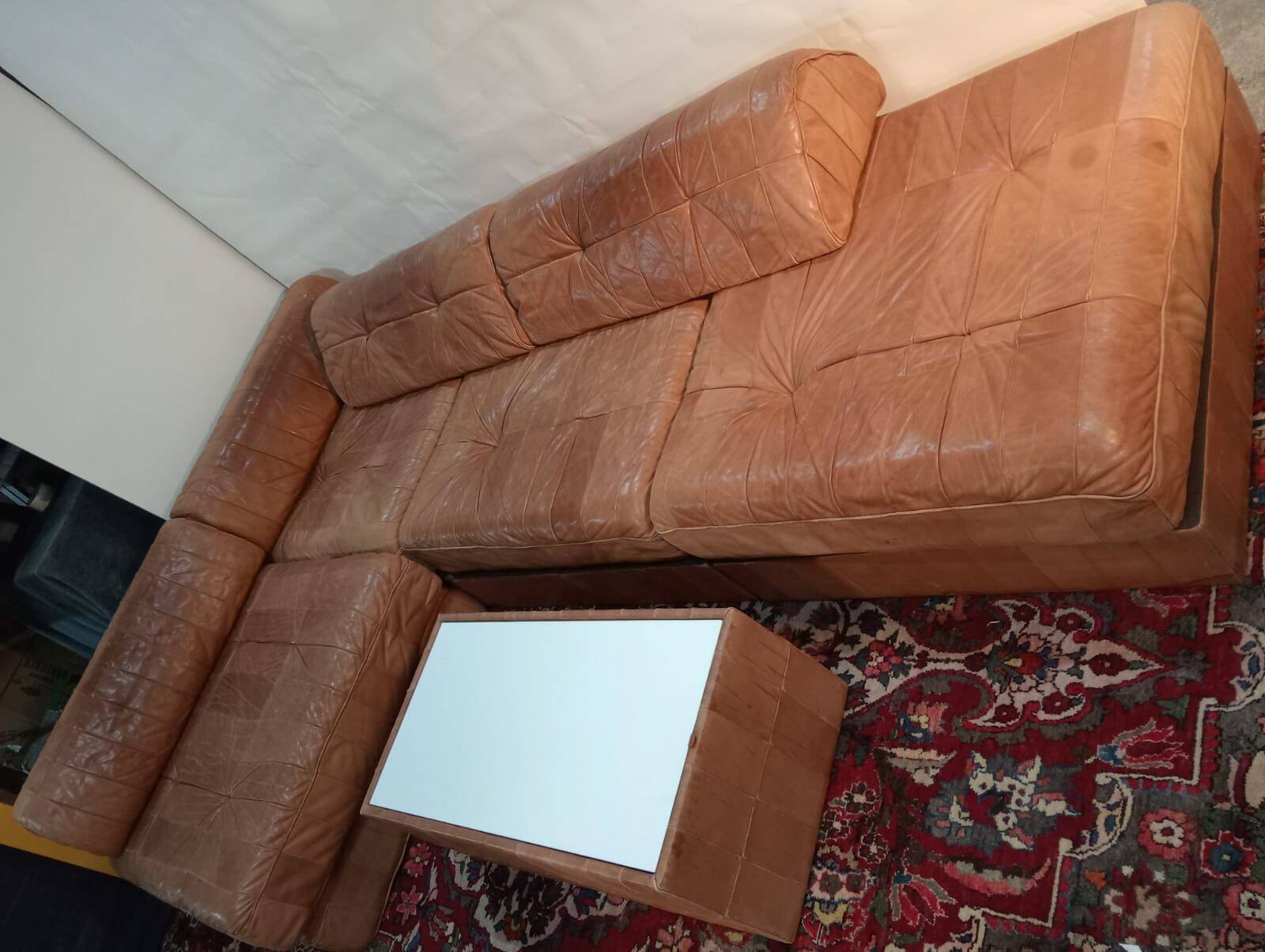 Leather sofa