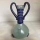 Vase avec anses Scavo bleu