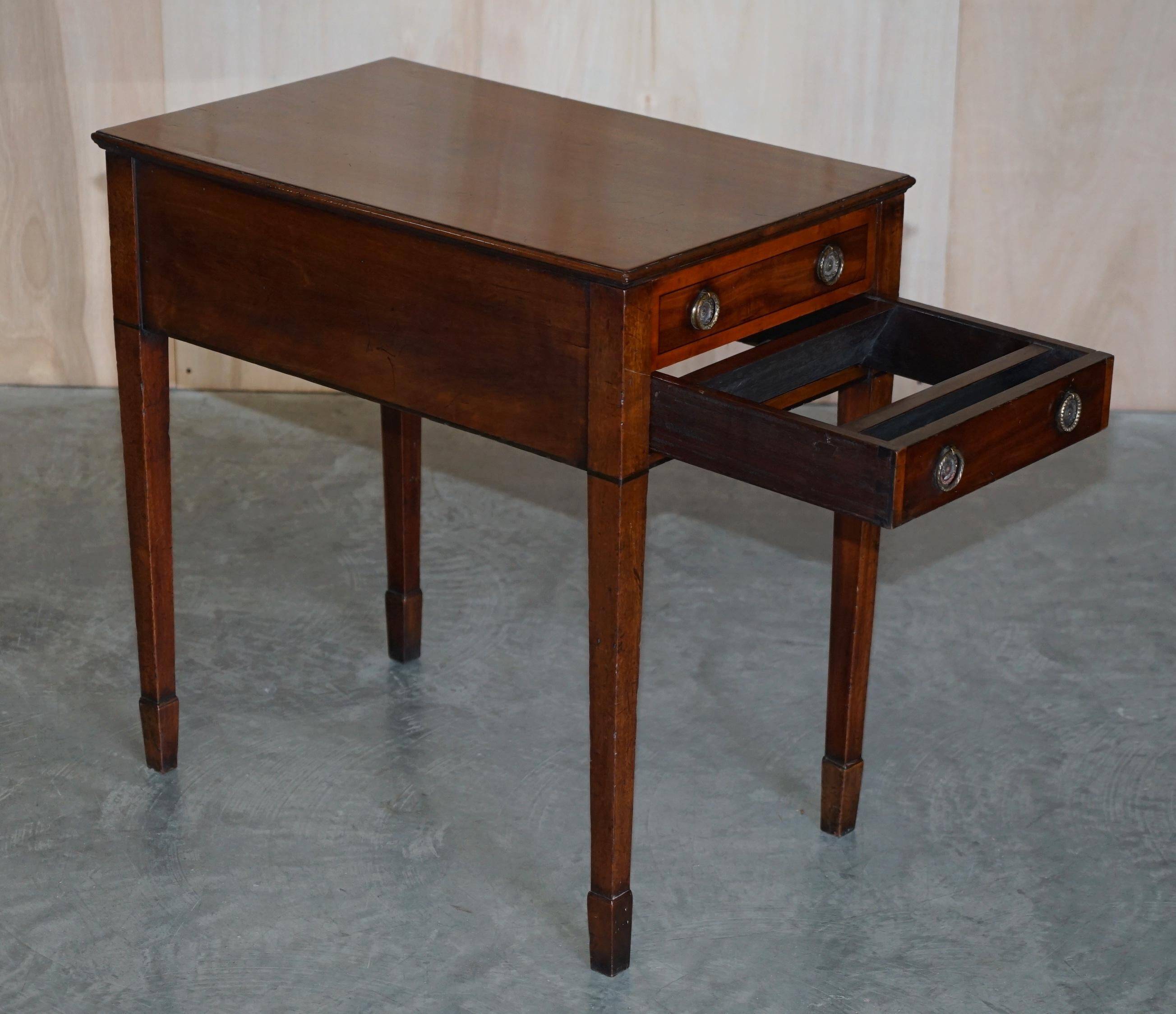 Regency Antique Metamorphic Stair Table with Leather