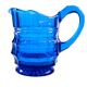 Art Deco creamer, cobalt glass, Belgium, 1930s