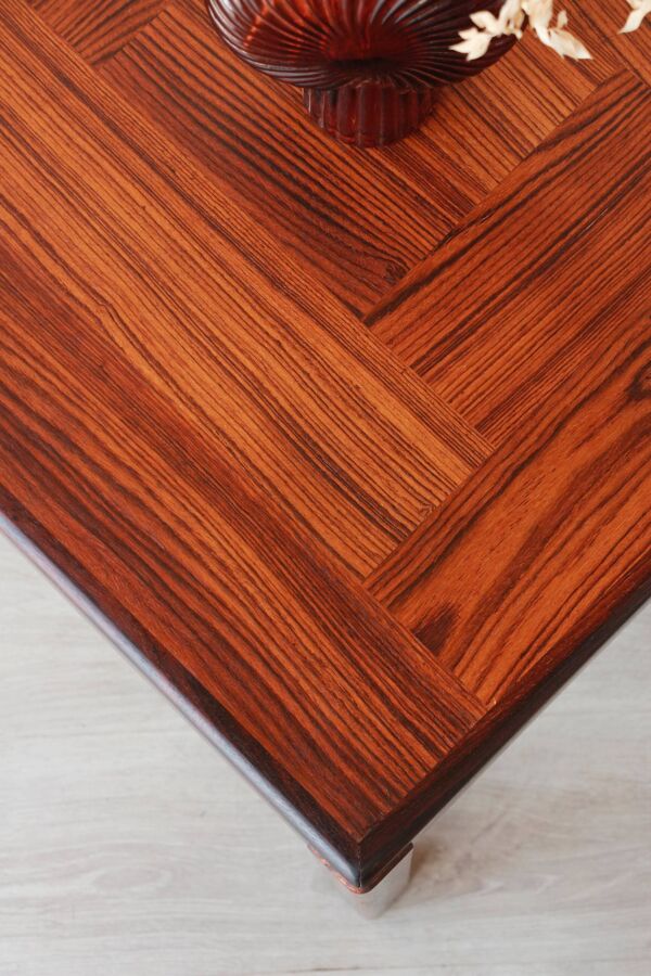 Table d’appoint carrée en palissandre – Henning Kjaernulf pour Vejle Stole