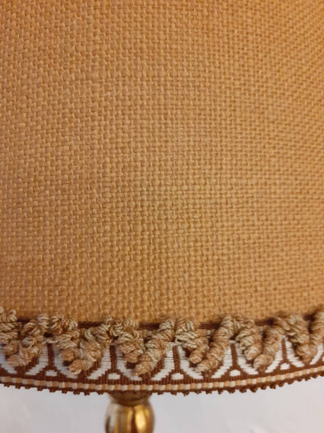 Gilded wood lamp, 1970