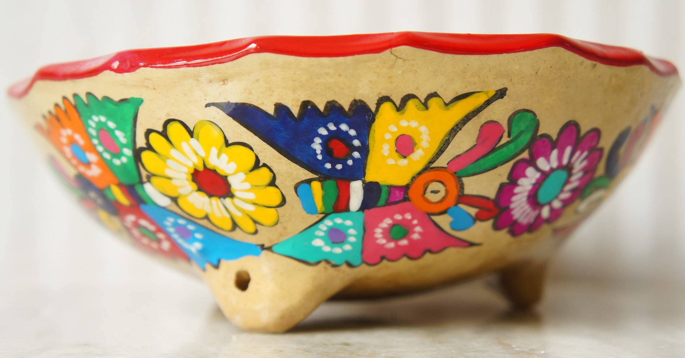 Tripod empty pocket cup "Mexico"