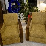 Art Deco armchairs