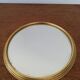 Miroir vintage en cuivre jaune 23cm