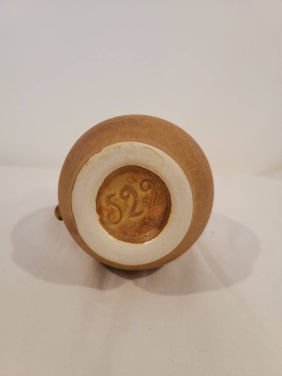 Old stoneware ewer vase