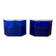 Deux consoles bleu klein vintage 1988