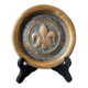 Coupelle, vide poche fleur de lys en bronze