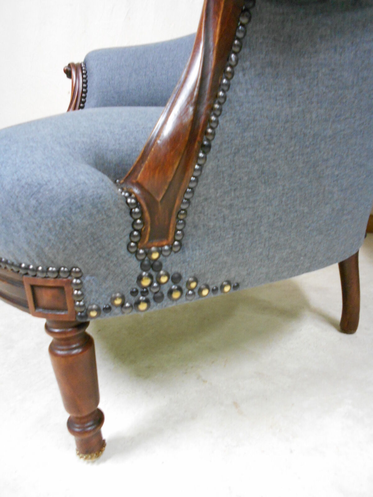 Pair of armchairs Toad Napoleon III