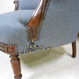 Pair of armchairs Toad Napoleon III