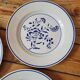 Set of 5 K&G Luneville Oeillet flat plates