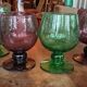 Série 4 anciens verres à pied Biot
