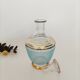 Blue and gold glass decanter