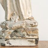 Plaster statue of the Virgin Mary signed Boye and Thomas Toulouse