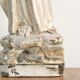 Plaster statue of the Virgin Mary signed Boye and Thomas Toulouse
