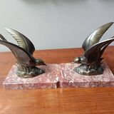 Art Deco Bird Bookends
