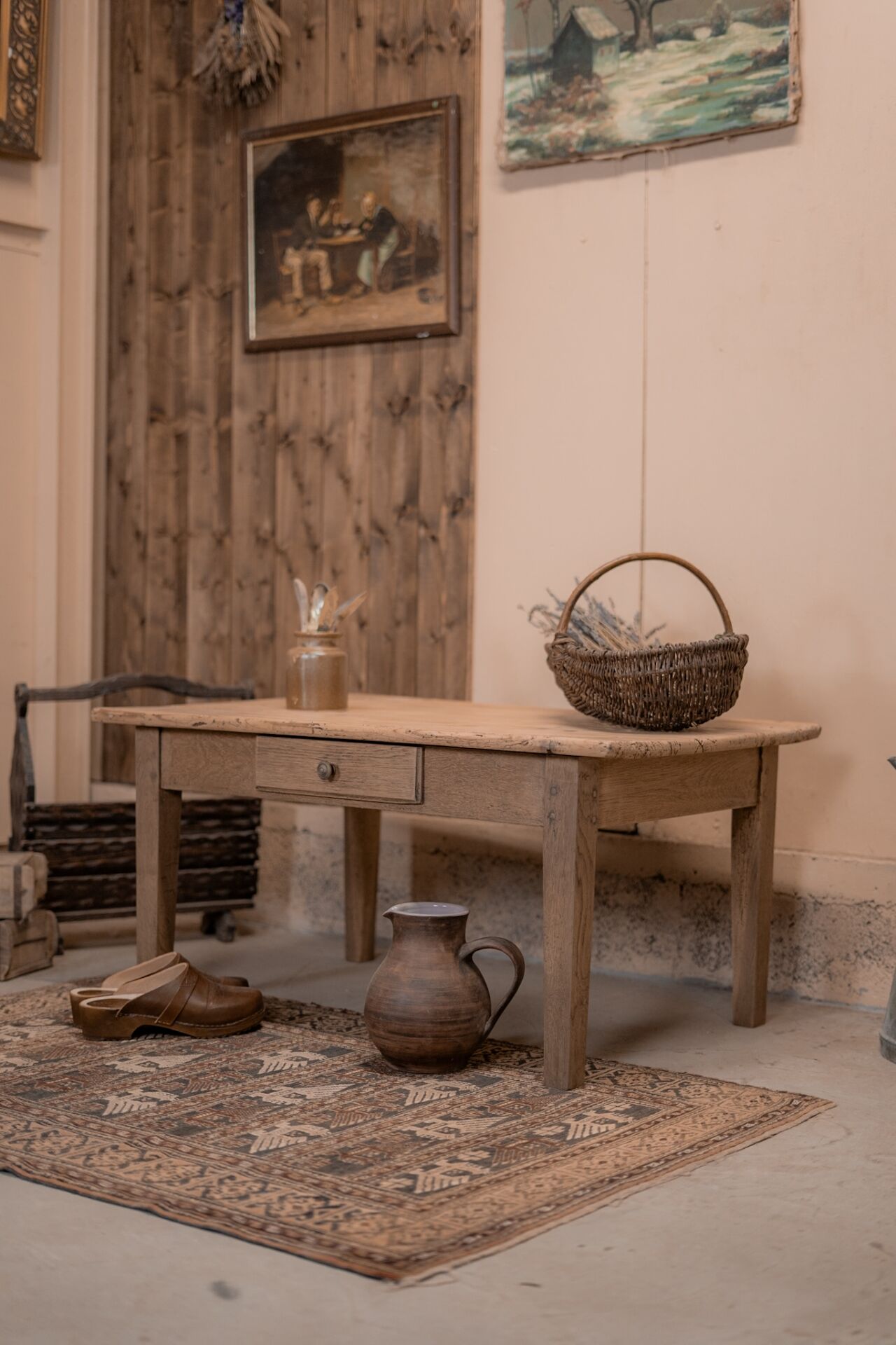 Table basse de ferme