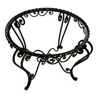 Vintage wrought iron coffee table