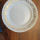 16 flat gold plates from Orchies porcelain