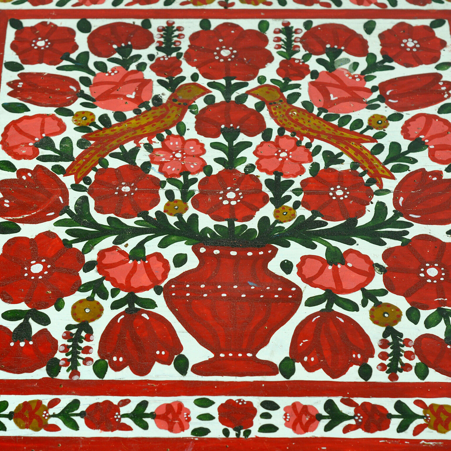 Folk art bridal chest, circa 1950