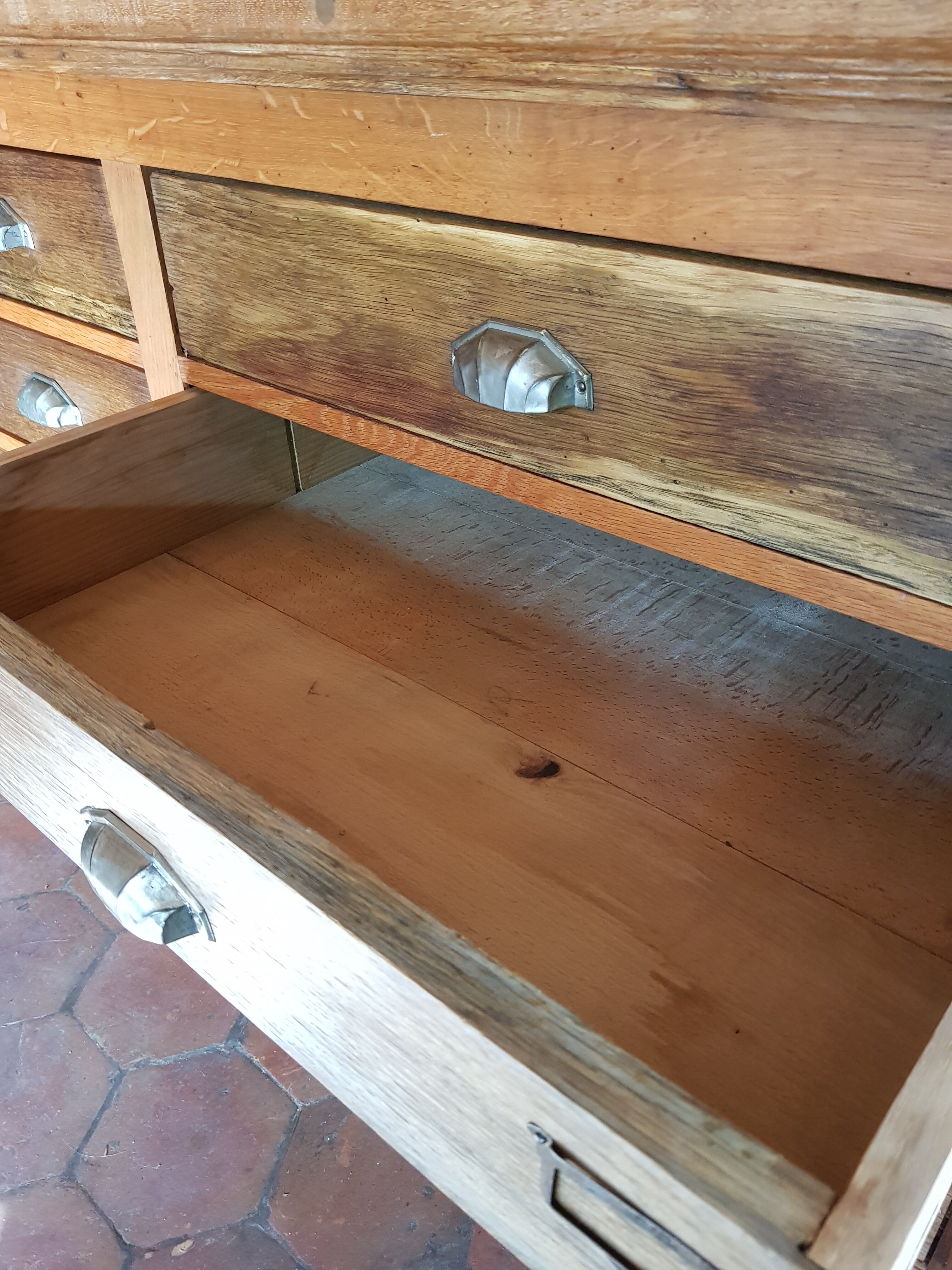 Furniture of trade with drawers