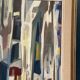 Huile sur toile suédoise – “Allée abstraite” par Kurt Persson