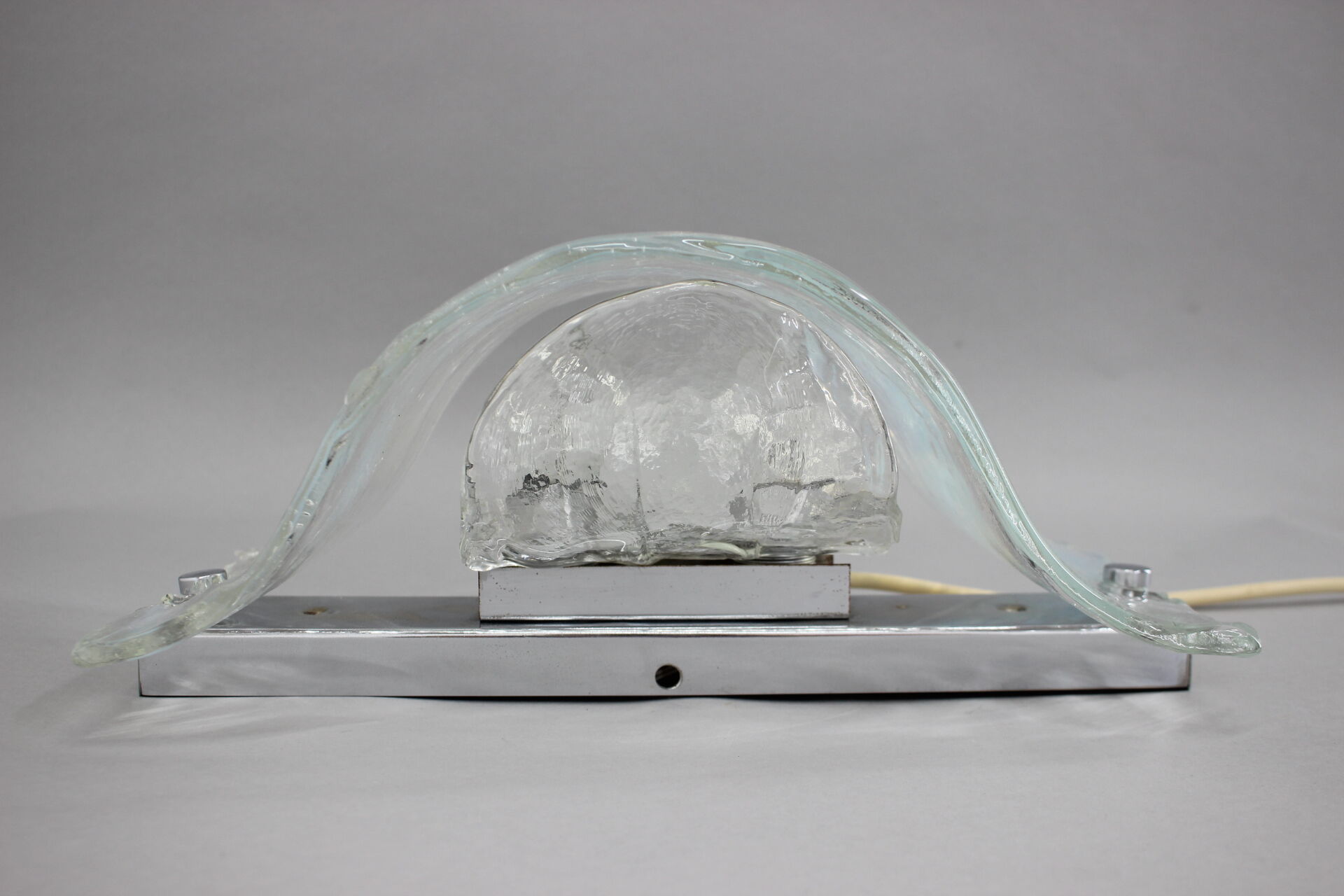 1970s Murano Glass Wall Lamp, Italy
