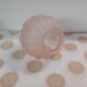 Old pale pink pressed glass globe