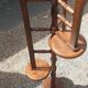 Wooden saddle plant holder