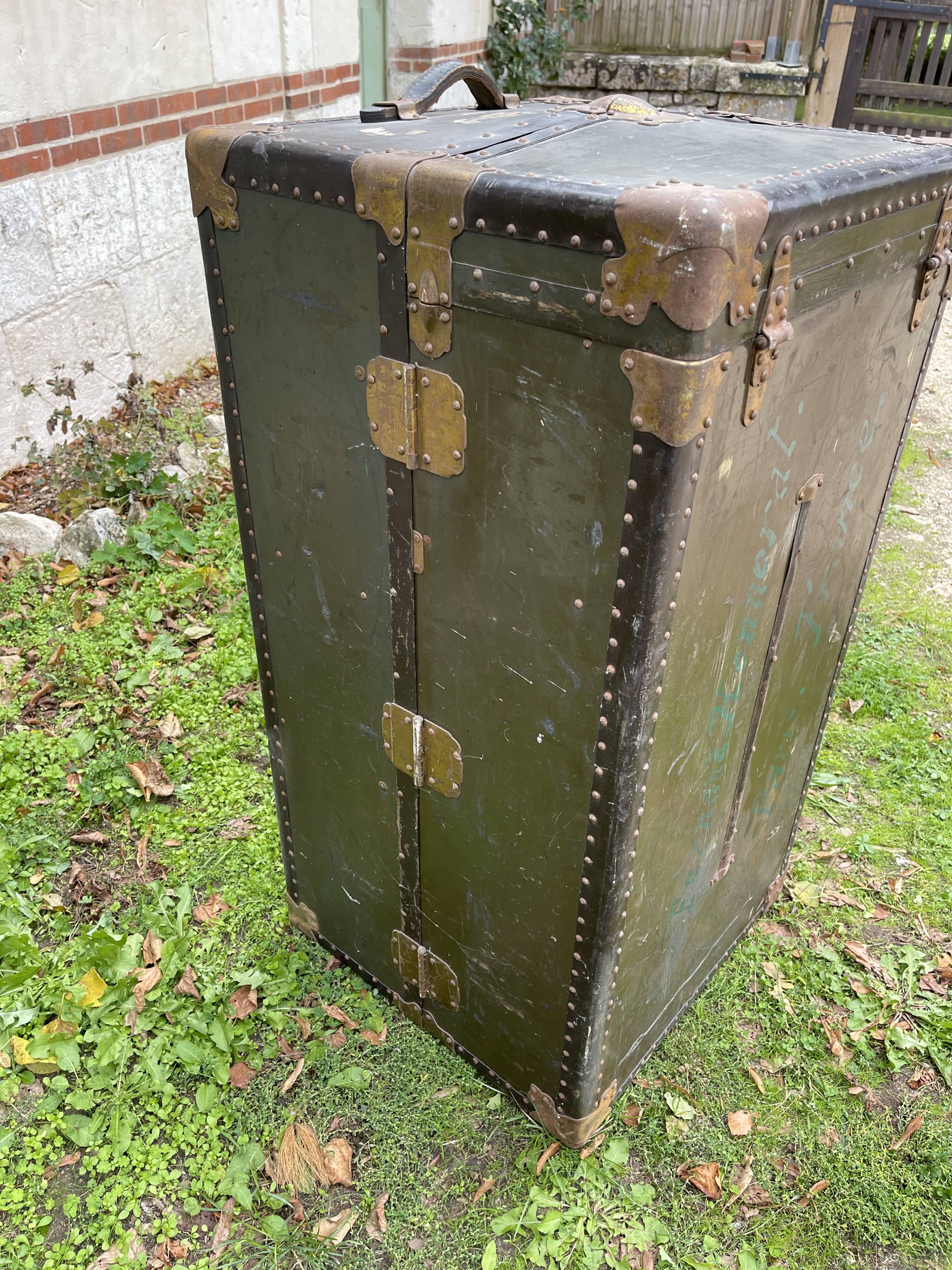 Vintage travel trunk