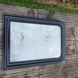 Louis Philippe mirror black stained mirror