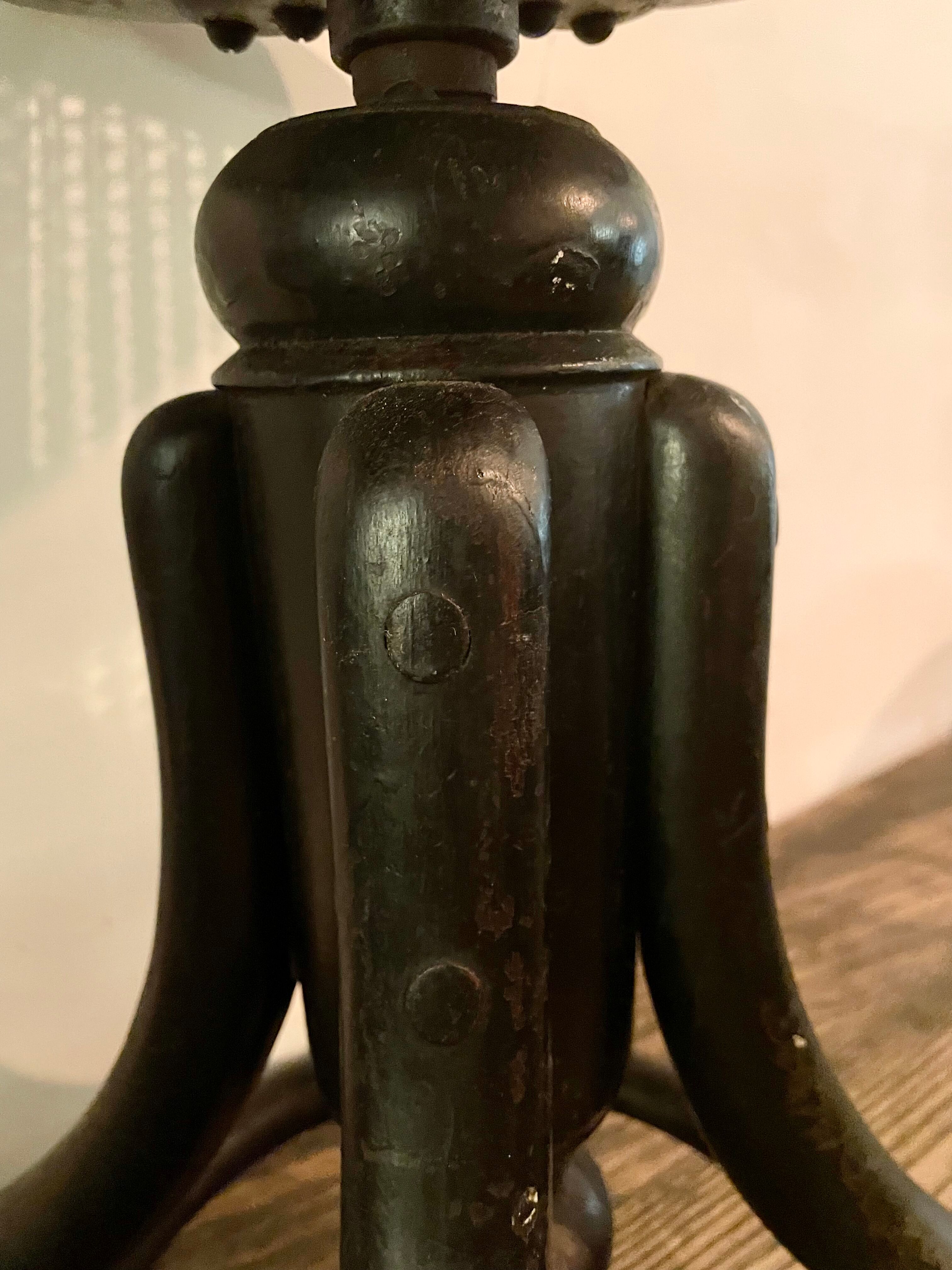 Thonet screw piano stool