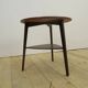 Table basse ronde en palissandre, Danemark 1960