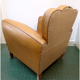 Fauteuil club moustache années 40