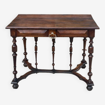 Louis XIII style walnut writing table